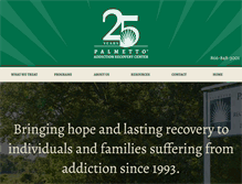 Tablet Screenshot of palmettocenter.com